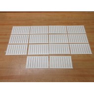 Entrelec ABB RC510 Marker Cards RC510 RC510-B2 (Pack of 14) - New No Box