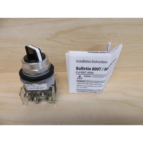 Allen Bradley 800T-H2KE8 Selector Switch 800TH2KE8 - New No Box