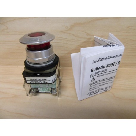 Allen Bradley 800T-FXQL10RA1 PushPull Button - New No Box