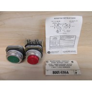 Allen Bradley 800T-FJ16A Push Button Duo - New No Box