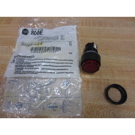 Allen Bradley 800EP-LE4 Red Button 800EPLE4 Series A