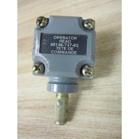 Allen Bradley 40146-747-63 Operator Head 4014674763 - Used