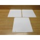 Hubbell P1010 Back Panel (Pack of 3) - New No Box