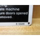 B-109205 High Voltage Sign B109205 - New No Box