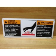 B-109204 Hot Surface Sign B109204 - New No Box
