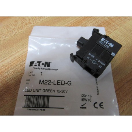 Eaton Moeller M22-LED-G Contact Block M22LEDG