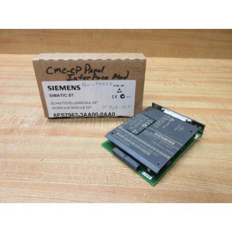 Siemens 6ES7963-3AA00-0AA0 Simatic S7 Interface Module X27