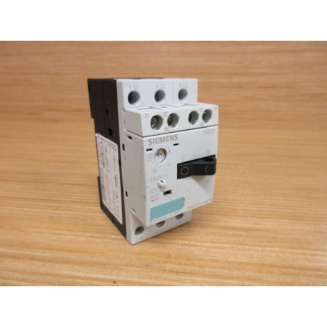 Siemens 3RV1011-1AA15 Sirius 1.1-1.6A Circuit Breaker 3RV10111AA15 W 9RV1901-1E - Used