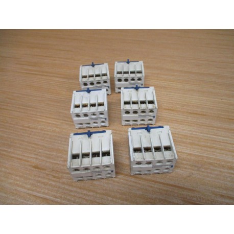 Telemecanique LA1-KN22 Schneider Contact Block LA1KN22 006622 (Pack of 6) - Used