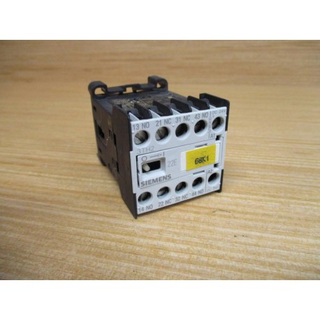 Siemens 3TH2-022-0BB4 Relay 3TH2022E Chipped - Used
