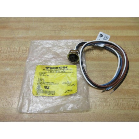 Turck RKF 40-0.5M Female Receptacle U2303-06