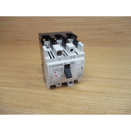 Mitsubishi NV30-FAU3P30A No-Fuse Breaker 30 AMP - Used