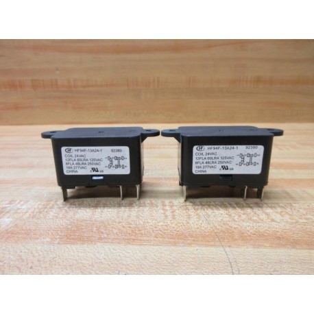 Mars HF94F-13A24-1 Jard Relay 92380 (Pack of 2) - Used