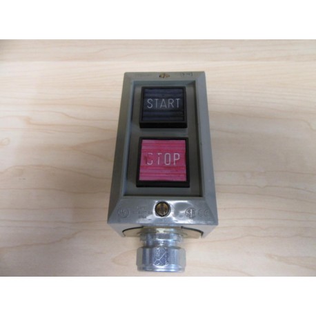 Square D 9001 BG-201 Start-Stop Push Button Station 39017 - Used