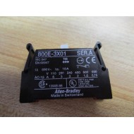 Allen Bradley 800E-3X01 Contact Block D5-3X01 BlackRed - New No Box
