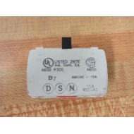 Baco 23-E01 Contact Block 23E01 White - Used