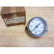 Ametek P 844 U Pressure Gauge P844U Range: 0-600 PSI