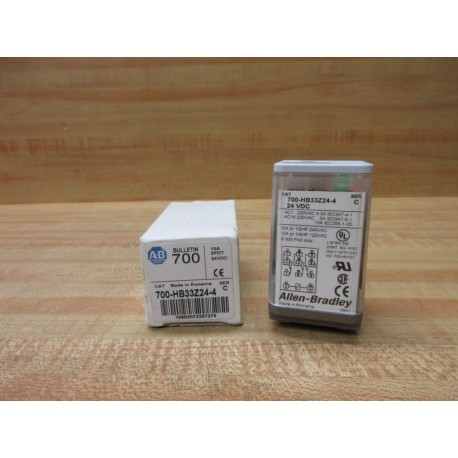 Allen Bradley 700-HB33Z24-4 Relay 700HB33Z244 Series C