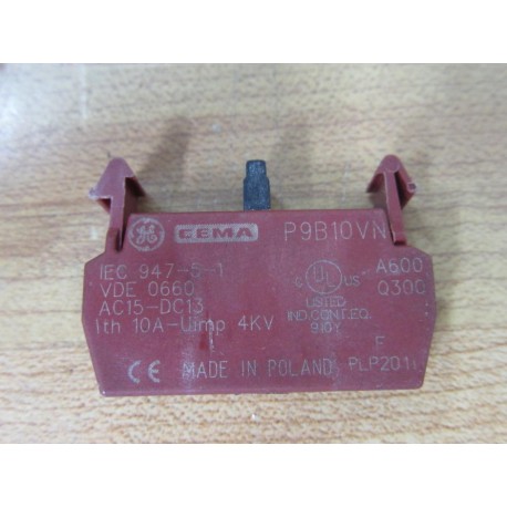 General Electric P9B10VN Contact Block - Used