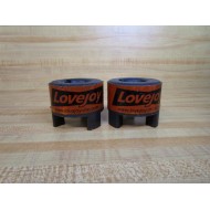 Lovejoy L-100 1.250 Jaw Coupling L1001250 (Pack of 2) - Used