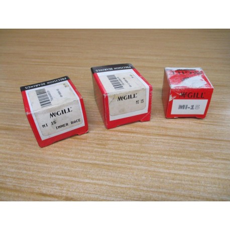 McGill MI 15 Inner Race Bearing MI15 (Pack of 3)