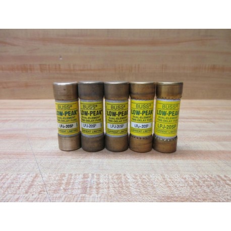 Buss LPJ-20SP Bussmann Fuse Cross Ref 4XF33 (Pack of 5) - New No Box