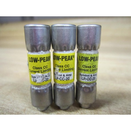 Buss LP-CC-20 Bussmann Fuse Cross Ref 1CX53 (Pack of 3) - Used