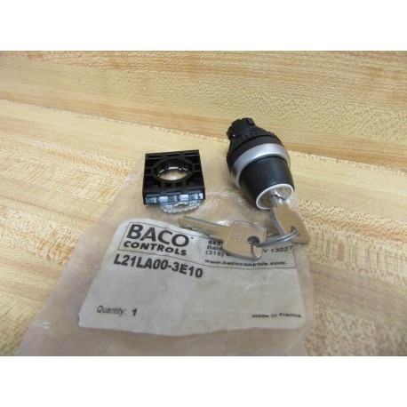 Baco L21LA00-3E10 Key Switch L21LA003E10