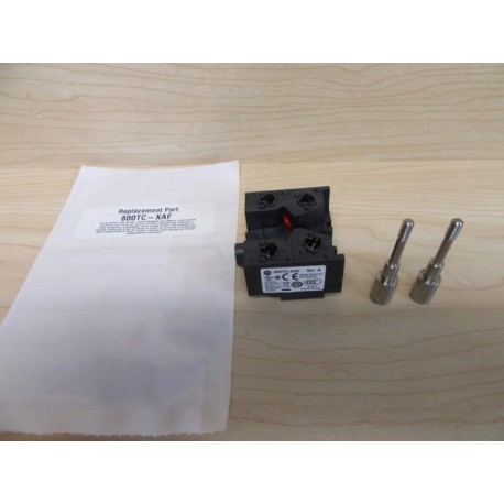 Allen Bradley 800TC-XAF Contact Block 207803 WScrews