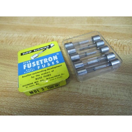 Buss MDL-3 Bussmann Fuse Cross Ref 4XH61 3AG-SB Spring Element (Pack of 10)