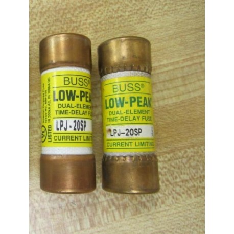 Buss LPJ-20SP Bussmann Fuse Cross Ref 4XF33 (Pack of 2) - New No Box