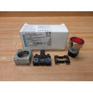 Siemens 3SB3 650-0AA21 Illuminated Push Button