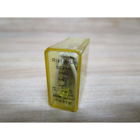 IDEC RH1B-U-DC24V Relay RHIB-U-DC24V 24VDC - Used