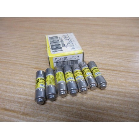 Buss LP-CC-20 Bussmann Fuse Cross Ref 1CX53 (Pack of 7)