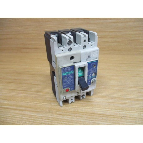 Mitsubishi NV50-CW-3P15A Circuit Breaker NV50-CW - Used