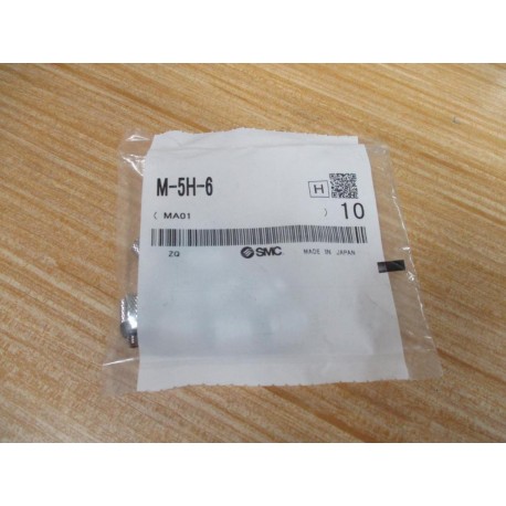 SMC M-5H-6 Hose Nipple M5H6 (Pack of 20)