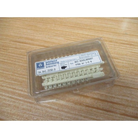 Wieland 04.841.2150.0 Tear-Off Marking Strips 9704 A  1-0 B (Pack of 12)