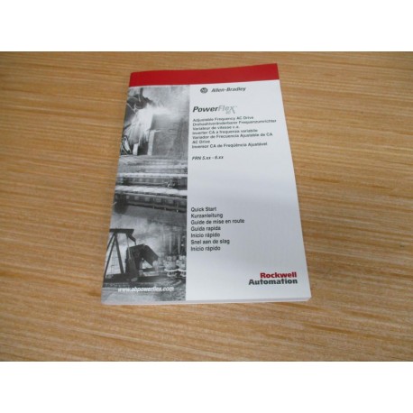Rockwell Automation 22B-QS001E-MU-P PowerFlex40 AC Drive Manual - New No Box