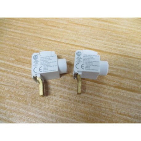 Allen Bradley 1492-AAT1LP Terminal Power Feed D167839 (Pack of 2) - New No Box