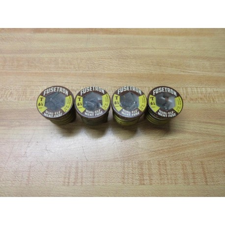 Buss T-6-14 Bussmann Plug Fuse Cross Ref 1CZ71 (Pack of 4) - New No Box