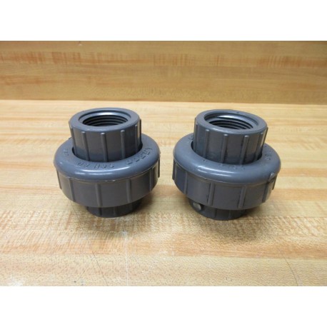 Lasco PVCI 1" SCH80 Union PVCI1SCH80 (Pack of 2) - Used