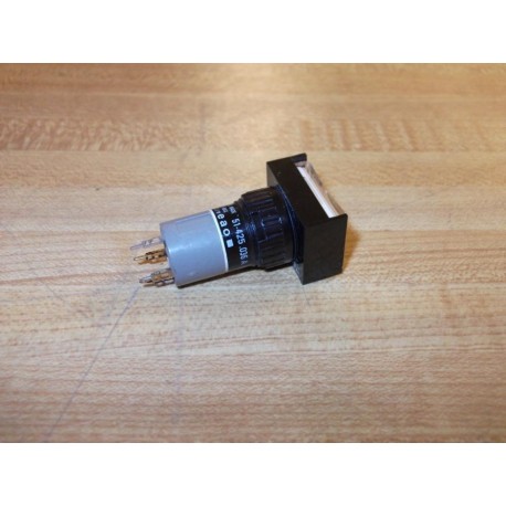 EAO 51425036 EAO Pushbutton Switch 51-425 .036 A White - New No Box