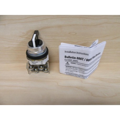 Allen Bradley 800T-J19 Selector Switch 800TJ19 - New No Box