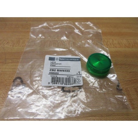 Telemecanique ZB2 BW9333 Green Lens 032403