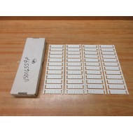Allen Bradley 1492-M7X12 Marker Card Set 1492M7X12 Missing One Card