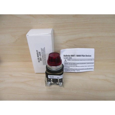 Allen Bradley 800T-Q24R Pilot Light  800TQ24R WLens W800T-Blank
