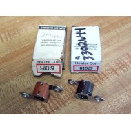 Cutler Hammer H-1019 Eaton Overload Relay Heater (Pack of 2)
