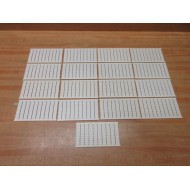 Entrelec ABB RC510 Marker Cards RC510 RC510-B1 (Pack of 17) - New No Box