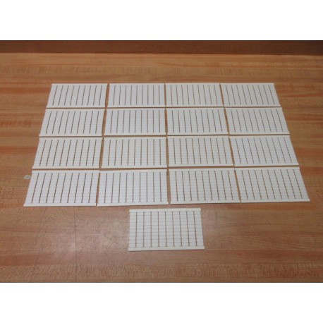 Entrelec ABB RC510 Marker Cards RC510 RC510-B1 (Pack of 17) - New No Box