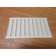 Entrelec ABB RC510 Marker Cards RC510 RC510-B1 (Pack of 17) - New No Box